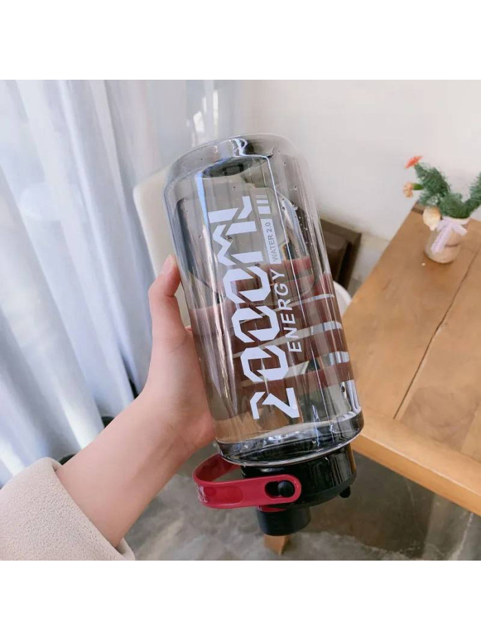 1500ml-2000ml Large Capacity Plastic Water Bottle